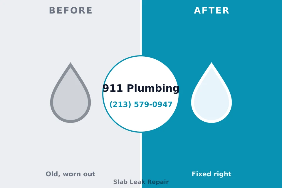 Before and after: plumbing company Buckeystown, MD